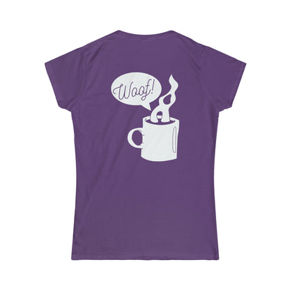 Barking Mug Womens Tee - Barking Dog Roasters