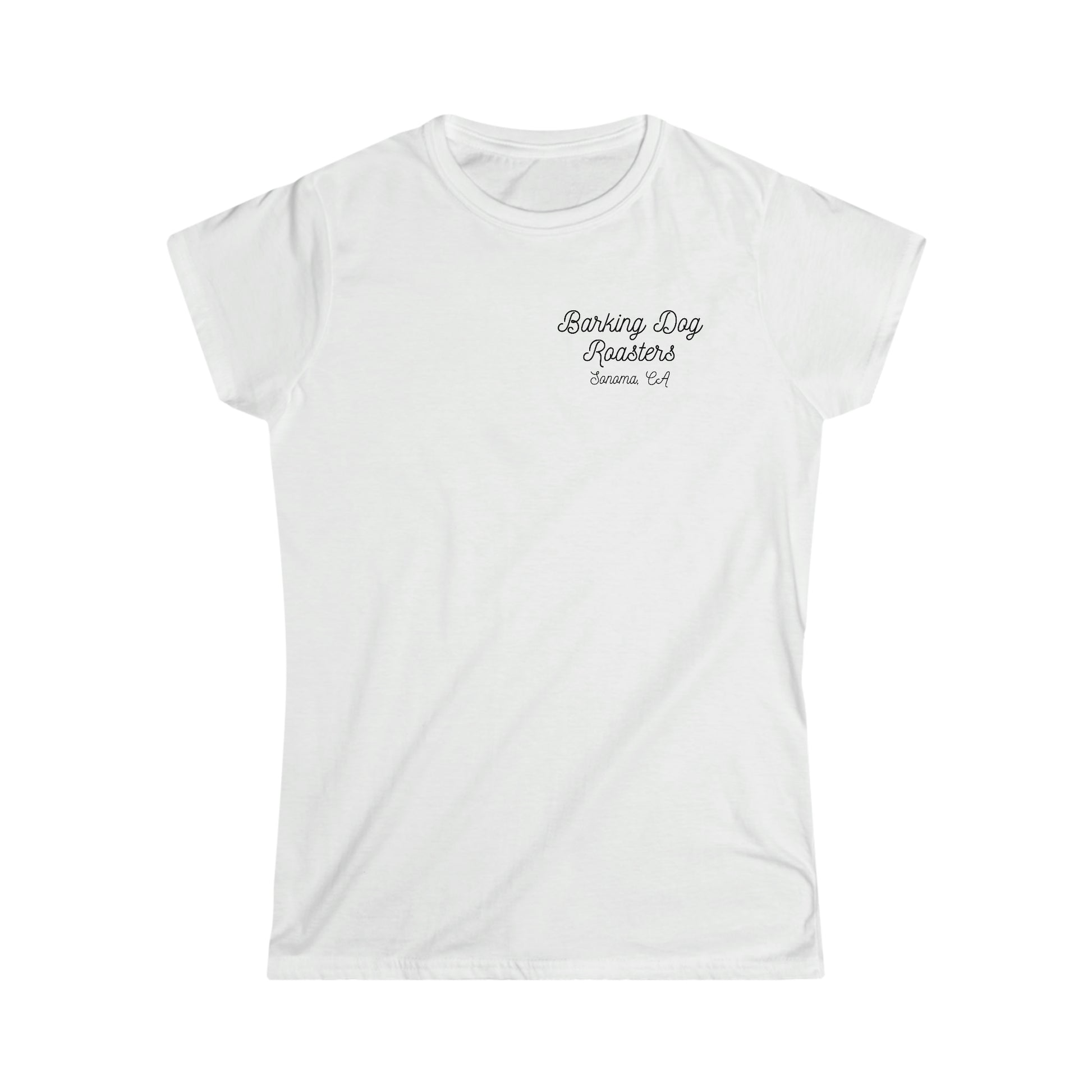 Barking Mug Womens Tee - Barking Dog Roasters