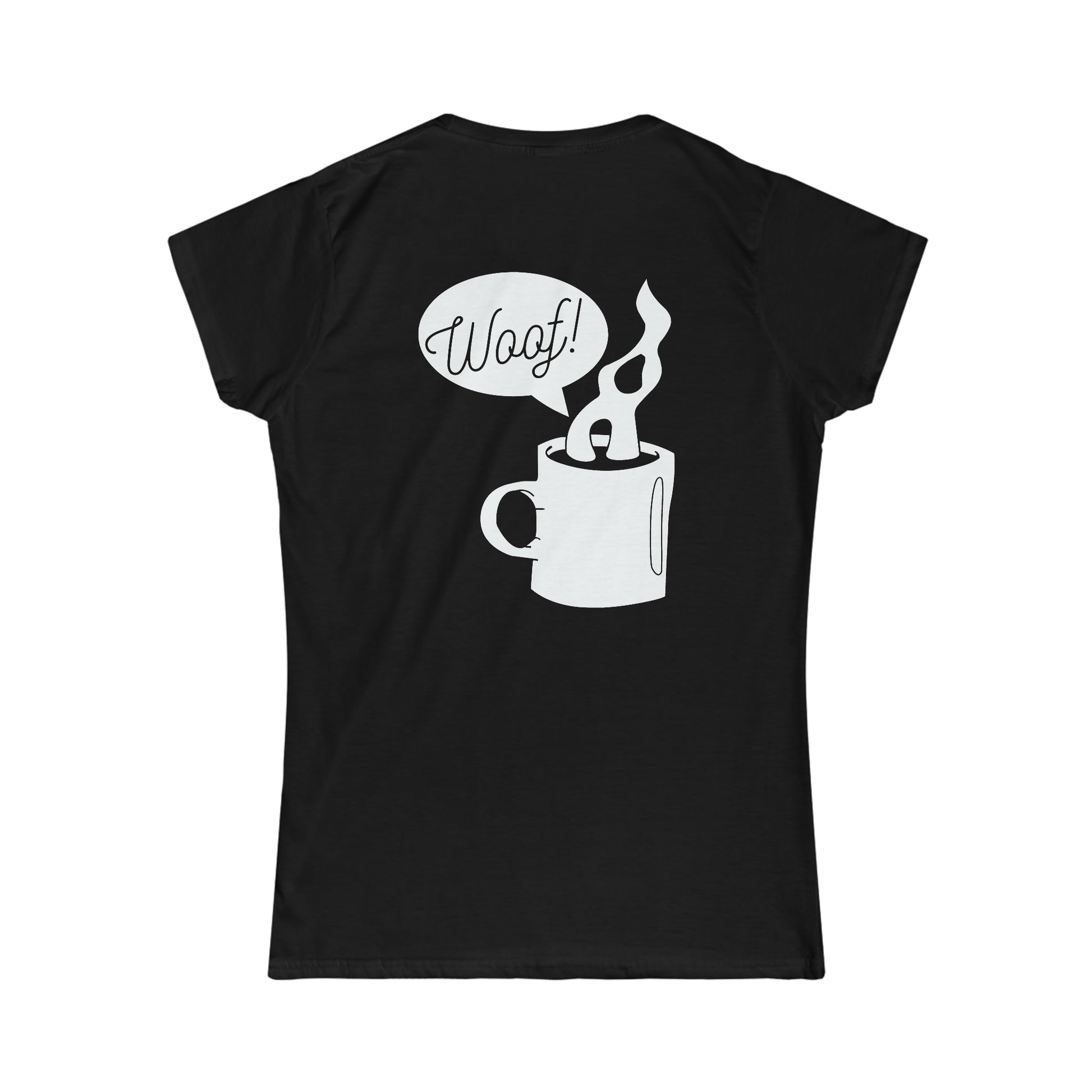 Barking Mug Womens Tee - Barking Dog Roasters