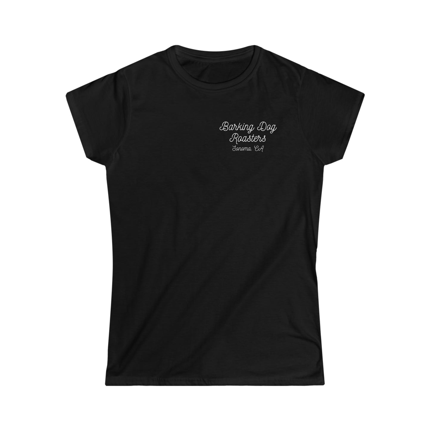 Barking Mug Womens Tee - Barking Dog Roasters