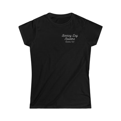 Barking Mug Womens Tee - Barking Dog Roasters